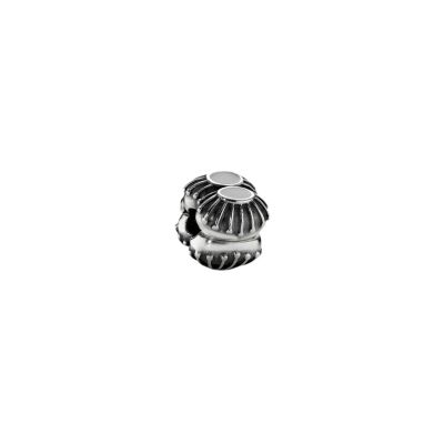 Pandora Charm Damen Clip Graue Emaille Sterling-Silber 790578EN26