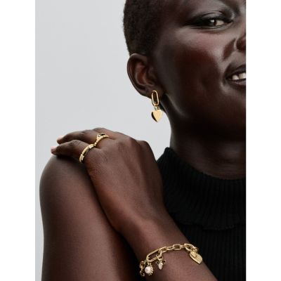 Pandora Me Mini-Charm-Anhänger Weiße Biene 14K Vergoldet 763826C01