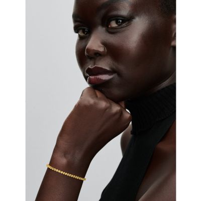 Pandora Tennisarmband Gelbe Kristalle 14K Vergoldet 561469C03