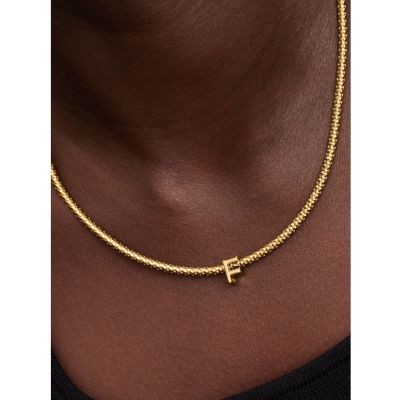 Pandora Charm Damen Buchstabe F Alphabet 14 Karat Vergoldet 763952C00