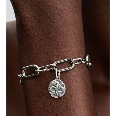 Pandora Me Medaillon-Charm Infinity Snake Zirkonia Silber 793976C01
