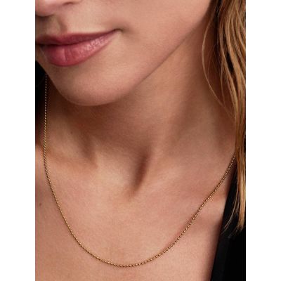 Pandora Kugel-Halskette Damen 14 Karat Vergoldet 364354C00-50 cm