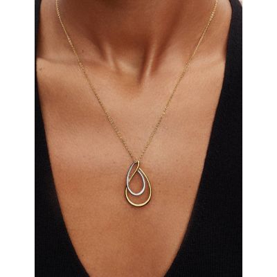 Pandora Essence Halskette-Anhänger Silber Vergoldet 50 cm 364668C00