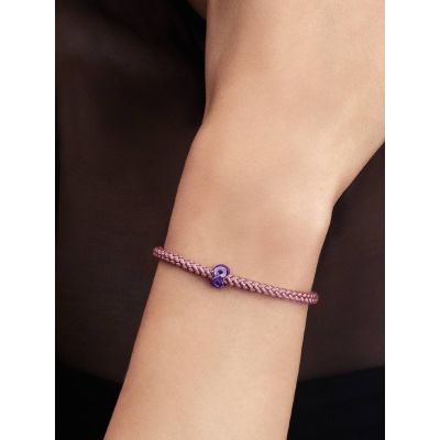 Pandora Mini-Charm Unendlichkeit Violett Sterling-Silber 794909C01