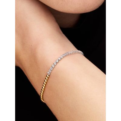 Pandora Tennisarmband Kugeln Silber 14 Karat Vergoldet 564820C01