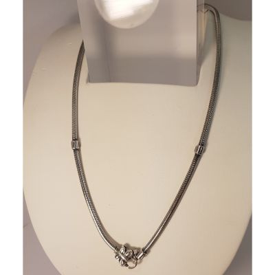 Lovelinks 2230242-45K Kette Beads Charms Schmetterlings-Verschluss Silber 45 cm