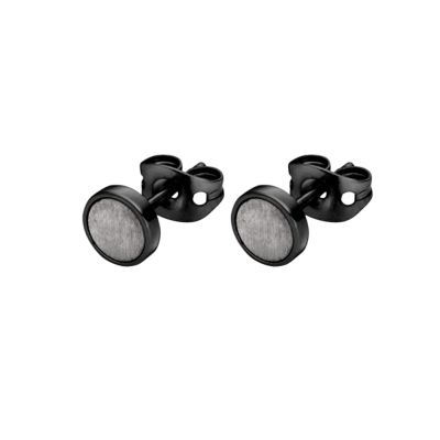 Monomania Ohrstecker Einzeln Orbis Edelstahl Schwarz 6 mm 31871-A4H