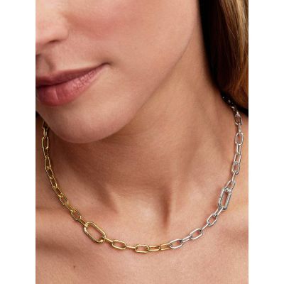 Pandora Me Glieder-Halskette Sterlingsilber 14K Vergoldet 364343C00