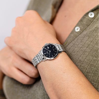 Festina F20019/3 Damen-Uhr Swiss Made Analog Quarz Edelstahl-Armband