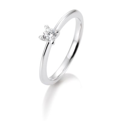 Breuning 41/05635-0 Ring Brillant 0,20 ct W-si 14 kt Weissgold Gr. 52