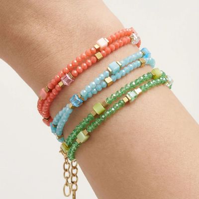 Coeur de Lion Armband Joyful Colours Flex Orange Gold-Ton 4460/30-0216