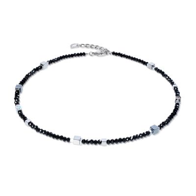 Coeur de Lion Armband Joyful Colours Flex Schwarz Silber-Ton 4460/30-1317