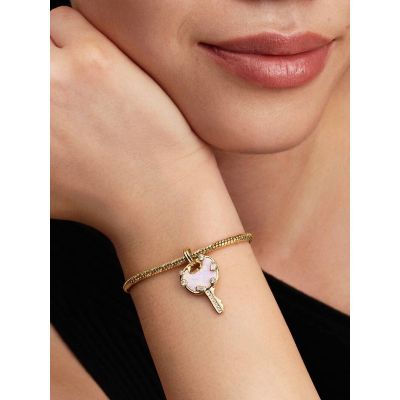 Pandora Charm-Anhänger Liebesschlüssel 14 Karat Vergoldet 764349C01