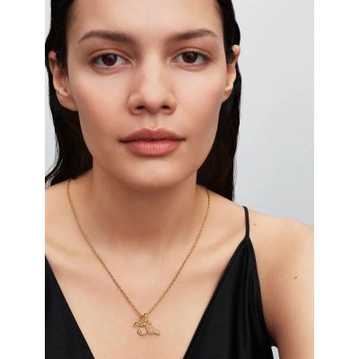 Pandora Charm Großes Schmetterling 14 Karat Vergoldet 764487C01