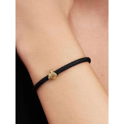 Pandora Mini-Charm Biene Strukturiert 14 Karat Vergoldet 764524C00