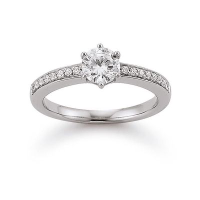 Viventy Ring Damen Solitär Zirkonia Sterling-Silber 777341 Gr. 54