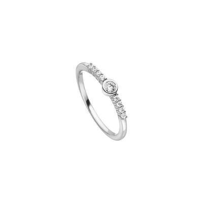 Viventy 784771 Ring Damen Funkelnde Zirkonia Sterling-Silber Gr. 54