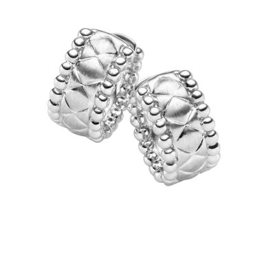 Viventy Creolen Ohrringe Damen Rauten Sterlingsilber 14 mm 787194