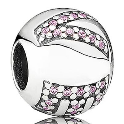 Pandora Charm Glitzerndes Love Sterling-Silber 791196PCZ