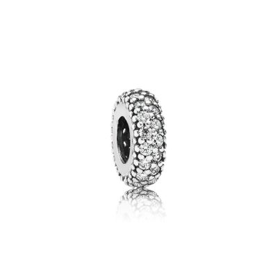 Pandora 791359CZ Charm Zwischenelement Pavé Inspiration Funkelnd Sterling-Silber