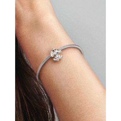 Pandora Disney 792209C01 Charm Damen Winnie Puuh I-Ah Schleife Sterling-Silber