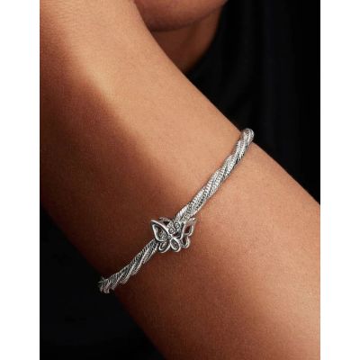 Pandora Mini-Charm Schmetterling Zirkonia Sterling-Silber 794369C01