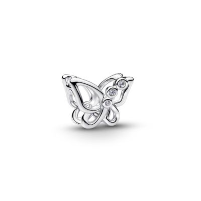 Pandora Mini-Charm Schmetterling Zirkonia Sterling-Silber 794369C01