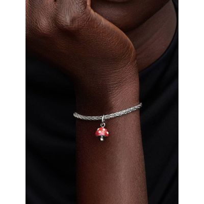 Pandora Charm-Anhänger Im Dunkeln Leuchtender Pilz Silber 794376C01