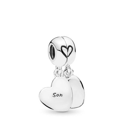 Charm 797777EN16 Charm-Anhänger Mother and Son Love Charm-Anhänger Silber