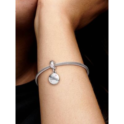 Pandora 798012FPC Charm-Anhänger Forever Sisters Sterling-Silber