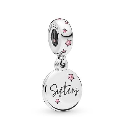 Pandora 798012FPC Charm-Anhänger Forever Sisters Sterling-Silber