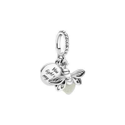 Pandora 799352C01 Charm-Anhänger Damen Glühwürmchen Sterling-Silber