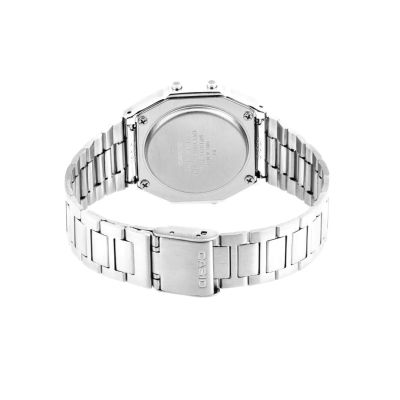 Casio A164WA-1VES Unisex-Uhr Vintage Iconic Quarz Edelstahl-Armband