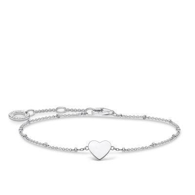 Thomas Sabo A1991-001-21-L19v Armband Damen Herz mit Kugeln Silber 