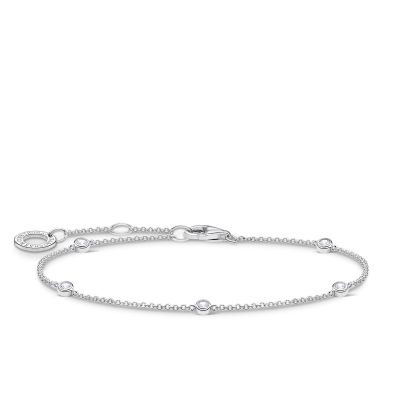 Thomas Sabo A1999-051-14-L19v Armband Damen Weiße Steine Silber