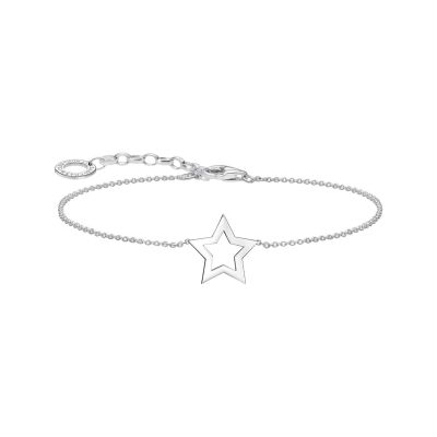 Thomas Sabo Armband Damen Stern-Anhänger Silber 16 cm A2162-001-21