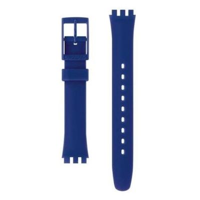 Swatch Uhren-Armband Blueberry Girl Silikon-Band ALN148C