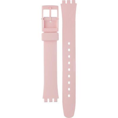 Swatch Uhren-Armband Pinkbelle Rosa Silikon-Band ALP150
