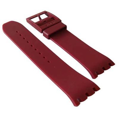 Swatch Uhren-Armband Typical Square Silikon-Band ASUBR100
