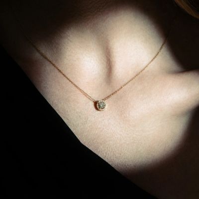 Diara Halskette Damen Lab Grown Diamant 0,35 ct 585er Gelbgold DS3044G