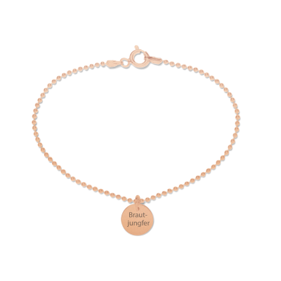 Beka & Bell Armband Damen Brautjungfer Silber Roségold 