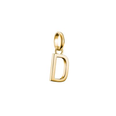 Thomas Sabo Charm-Anhänger Buchstabe D Connect Vergoldet CC1210-413-39