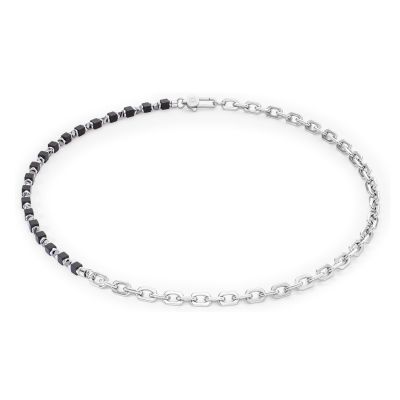 Coeur de Lion Halskette Herren Cubes Fusion Edelstahl 0909/10-1300