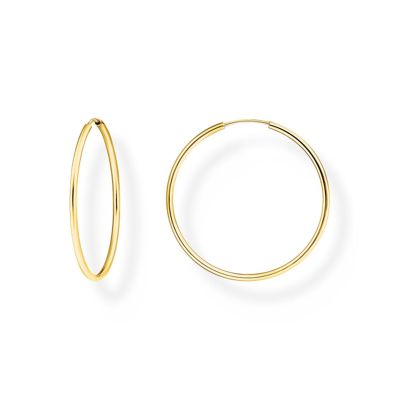 Thomas Sabo Creolen Mittelgross Silber 18k Vergoldet CR728-413-39