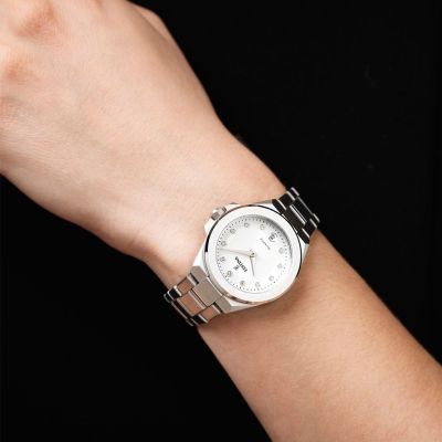 Festina Damen-Uhr Mademoiselle Analog Quarz Edelstahl-Band F20700/1