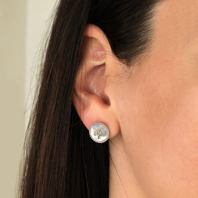 Engelsrufer Ohrstecker Damen Lebensbaum Silber ERE-LILTREE-PE-ST