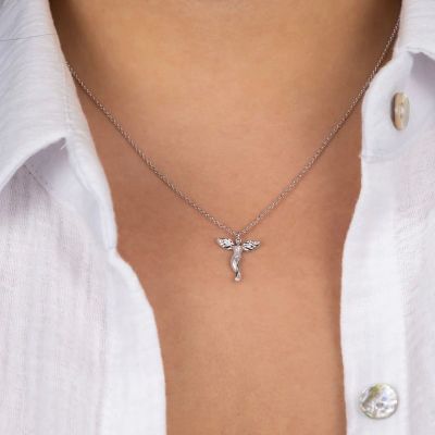 Engelsrufer Kette mit Anhänger Schutzengel Sterlingsilber ERN-LILANGEL