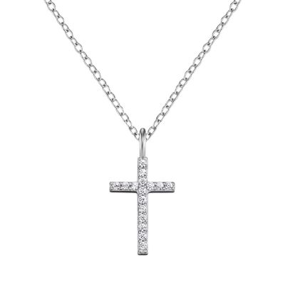 Engelsrufer Halskette mit Anhänger Kreuz Zirkonia Silber ERN-LILCROSS-ZI 