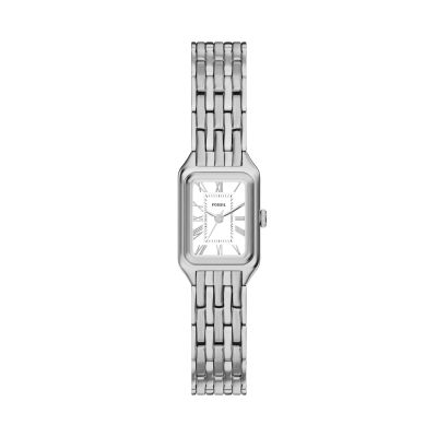 Fossil Damen-Uhr Raquel Mini Analog Quarz Edelstahl-Armband ES5469