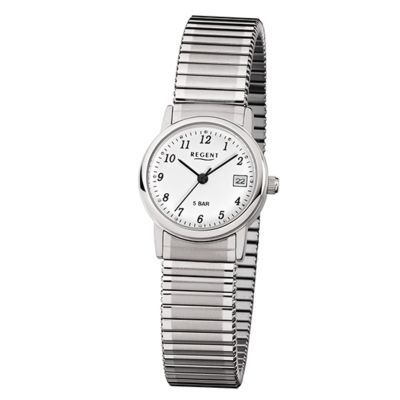 Regent Damen-Uhr Analog Quarz Metall Zug-Armband 25 mm F-888